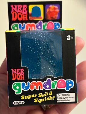 Needoh Gumdrop Super Solid Squish - Blue